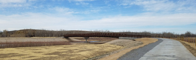 Resilient St. Vrain project trail at Sandstone Ranch