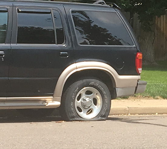 tire slash august 4 5