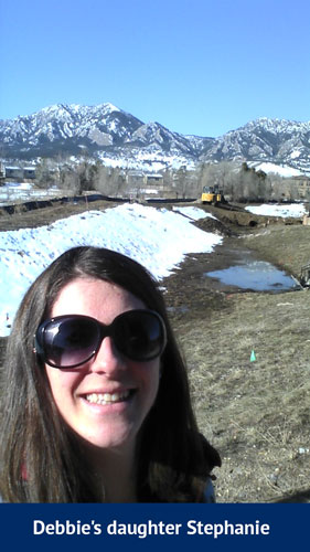 Debbie's daughter Stephanie