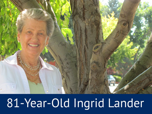 Ingrid Lande at 81