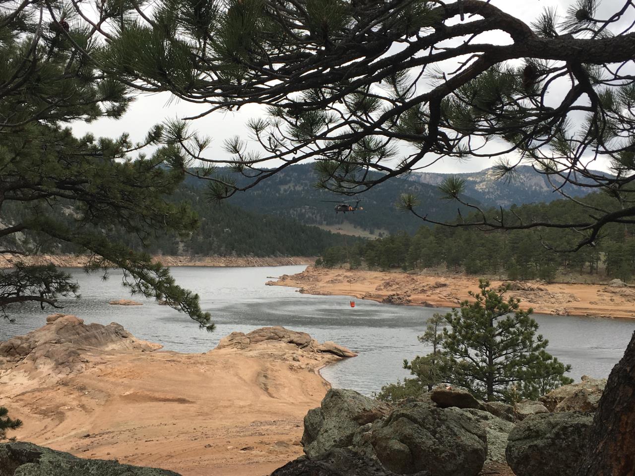 national guard firefighting training at Button Rock Preserve