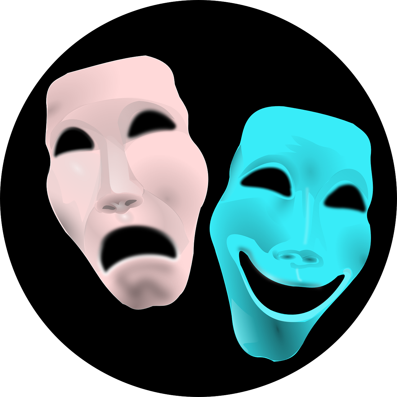Comedy and Tragedy Masks