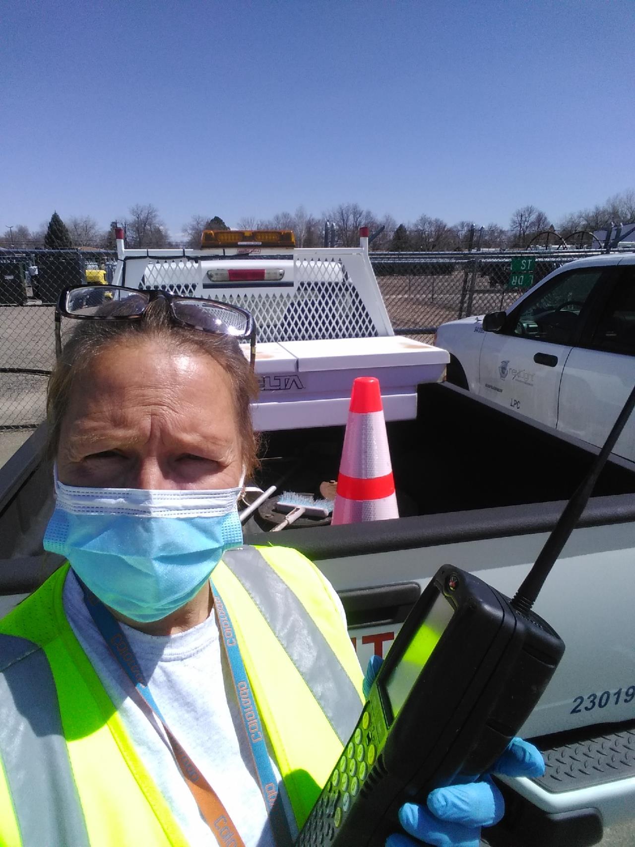 LPC Meter Reader in Mask