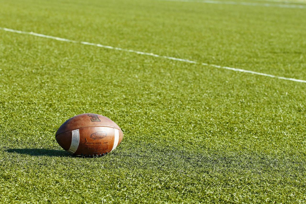 Football on Field