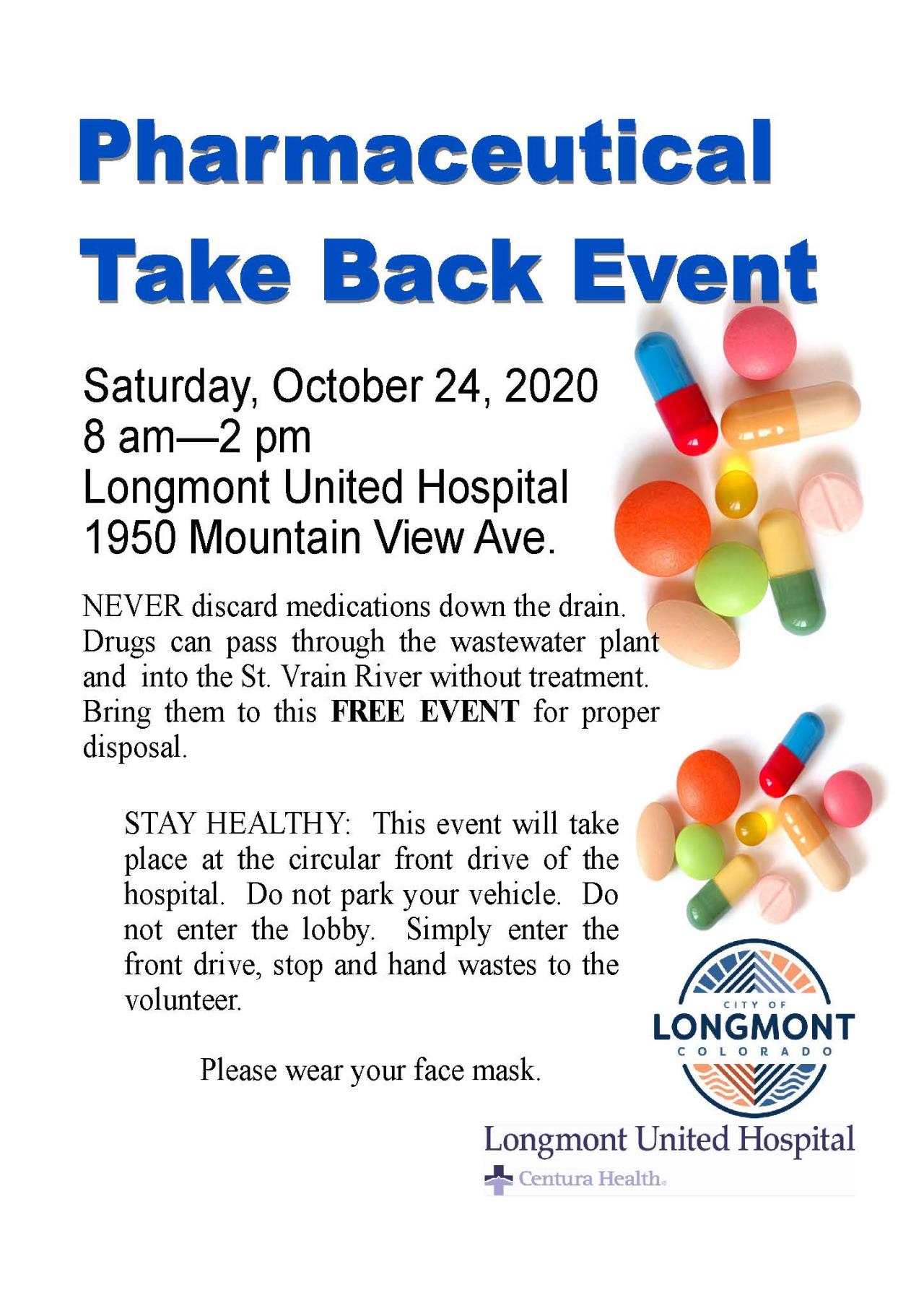 October 24 2020 Rx Take Back Event 