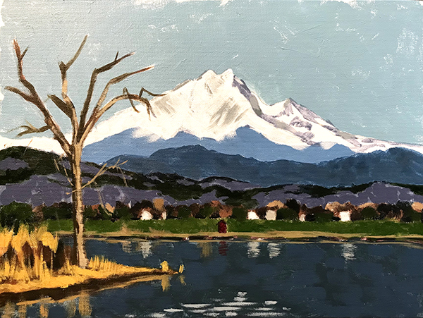 Art & Sip Longs Peak Landscape sample