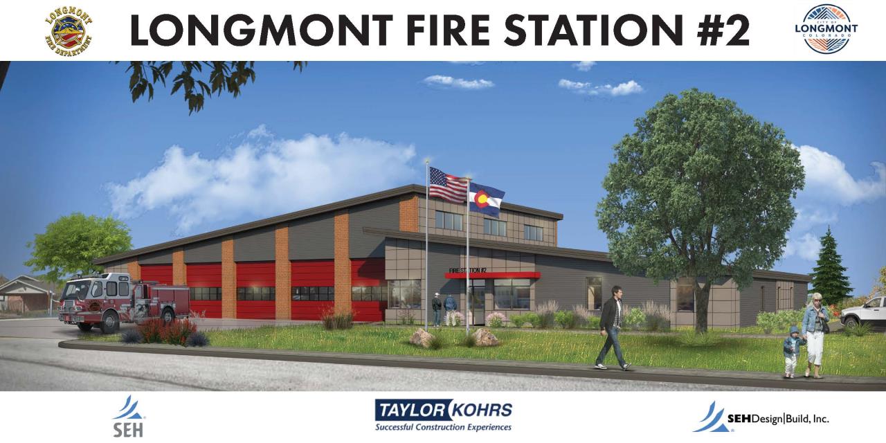 Architectural Rendering of Fire Station 2