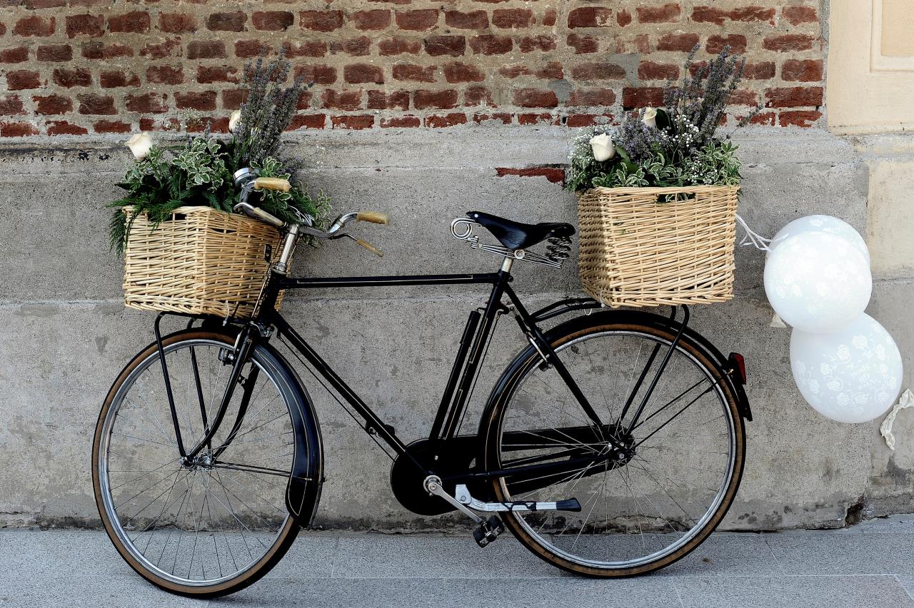 Bike Leaniing on Wall