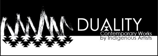 Logo representing the Duality exhibition at the Longmont Museum