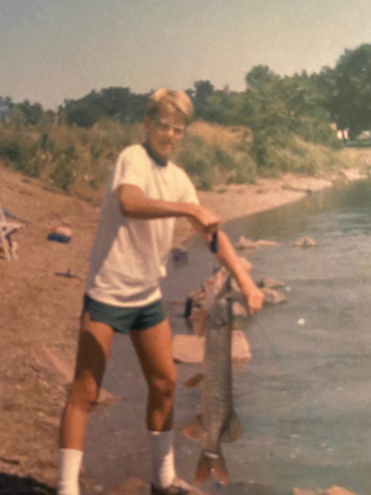 a shared activity he and his dad loved - fishing