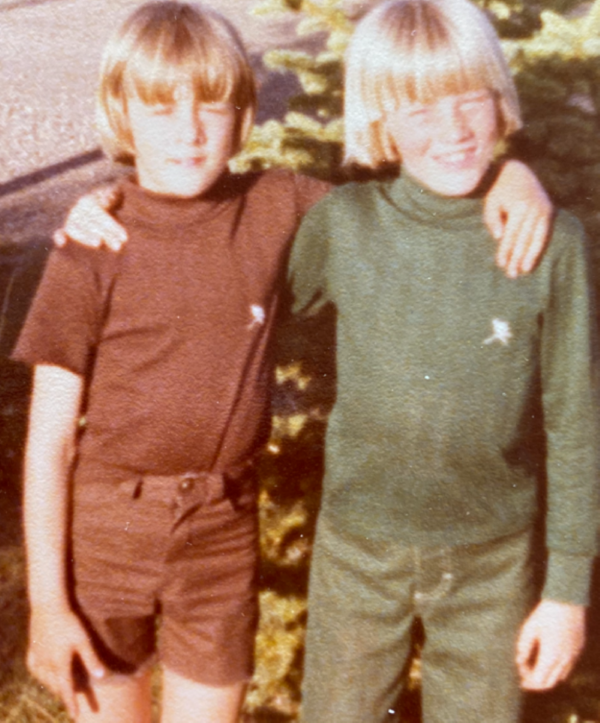 Chris and his brother Tim d