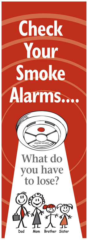 Check Your Smoke Alarm message