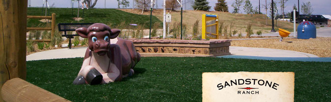 Sandstone Ranch Playground cow