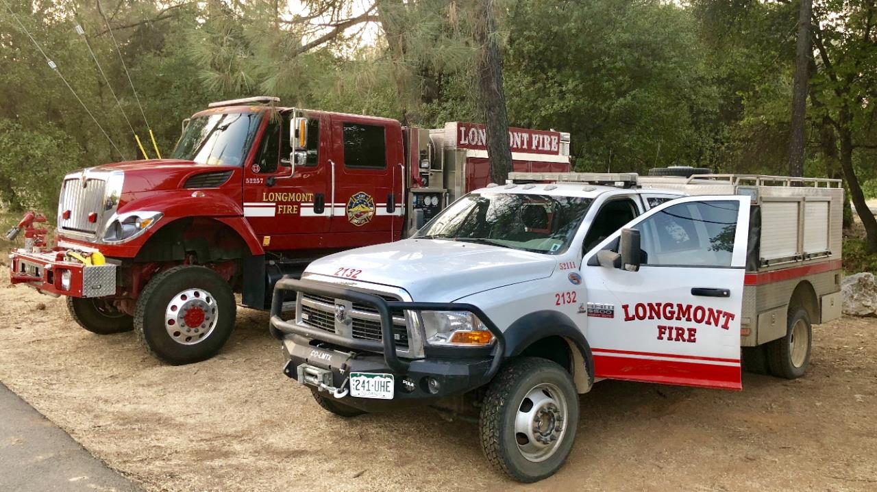 wildland longmont firefighting fire trucks