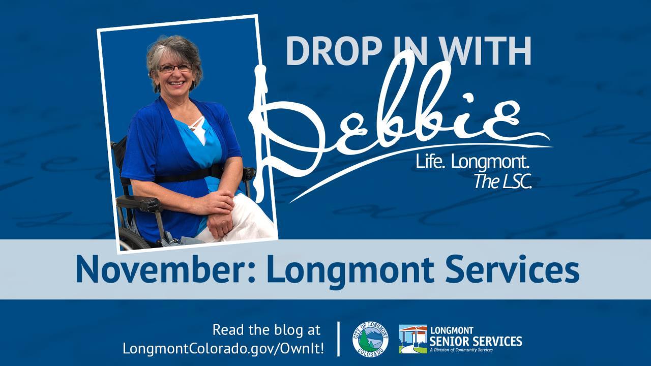 drop in with debbie: november edition