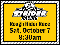 Strider Rough Rider Toddler Bike Race Calendar image