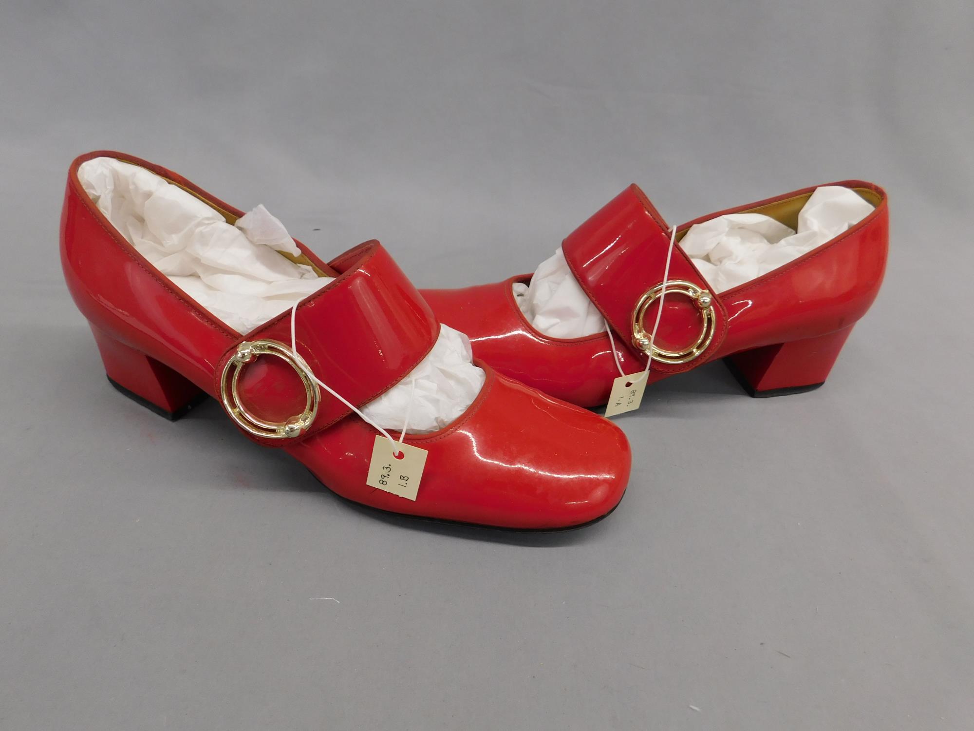 Historic fashion red shoes