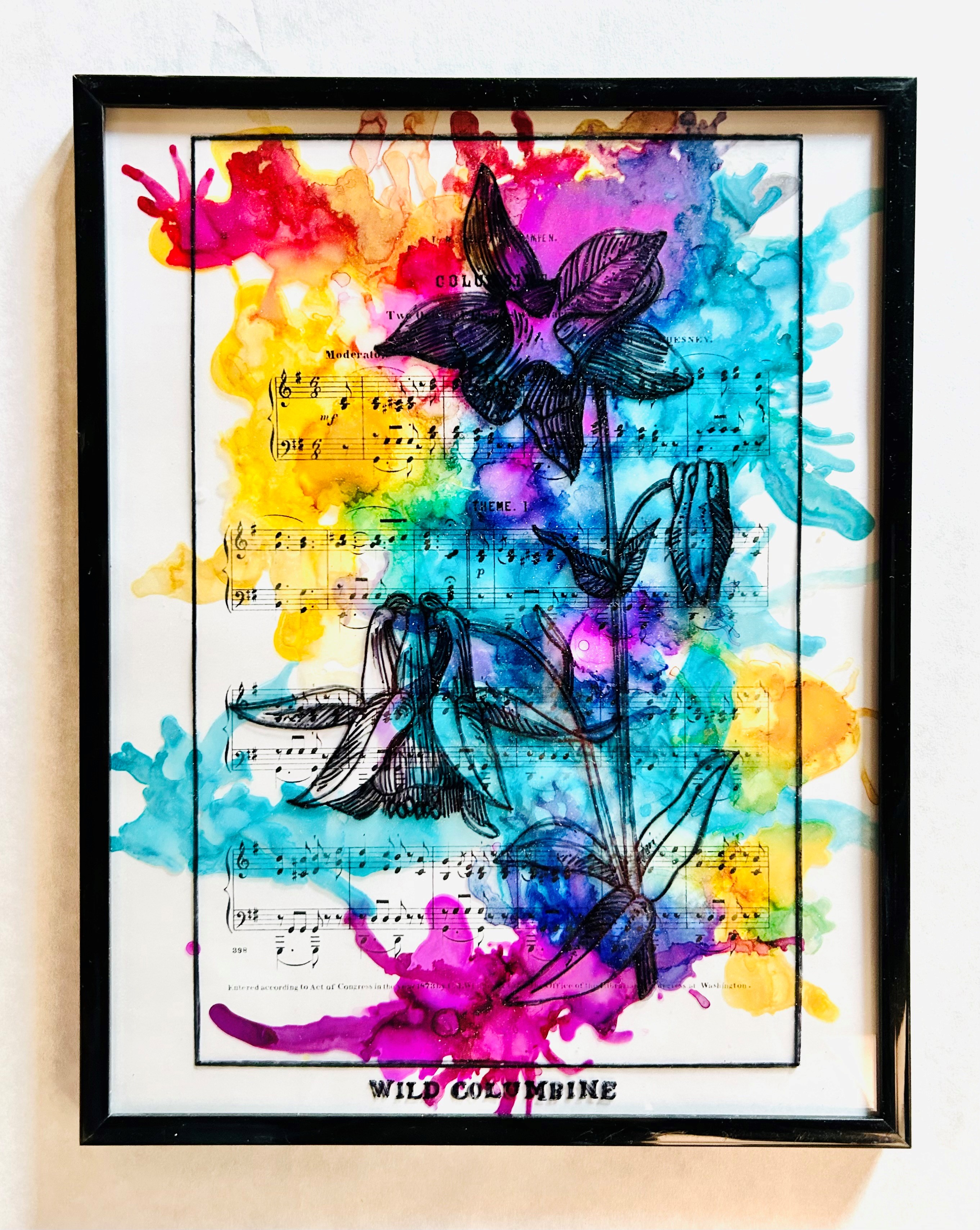 colorful abstract nature inspired art