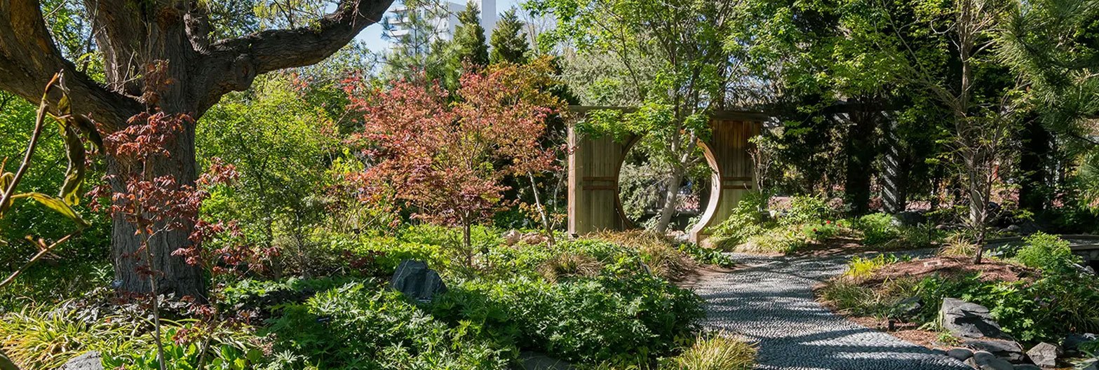 Denver Botanic Gardens entrance gate
