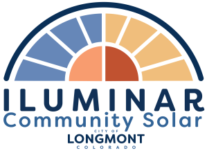 Logo for Iluminar Community Solar from the City of Longmont