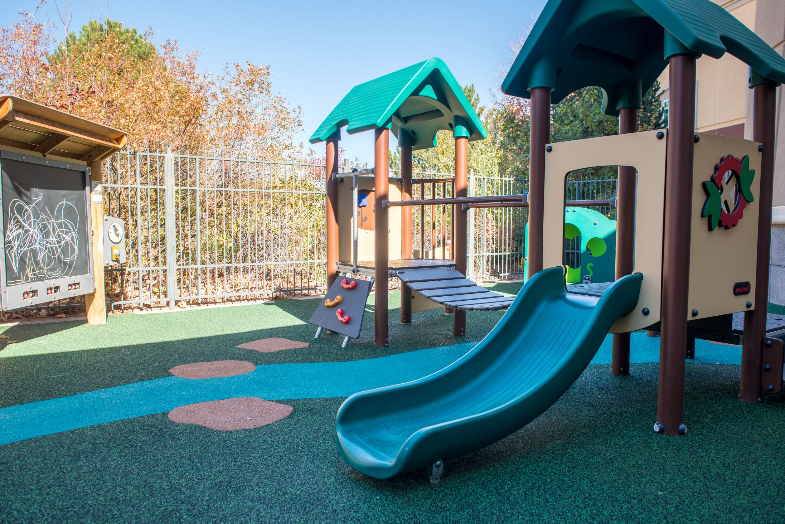 photo of the child care playground at the Longmont Recreation Center