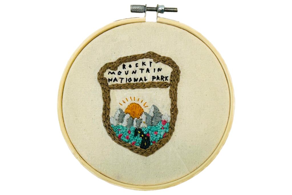Art & Sip: Rocky Mountain National Park Embroidery