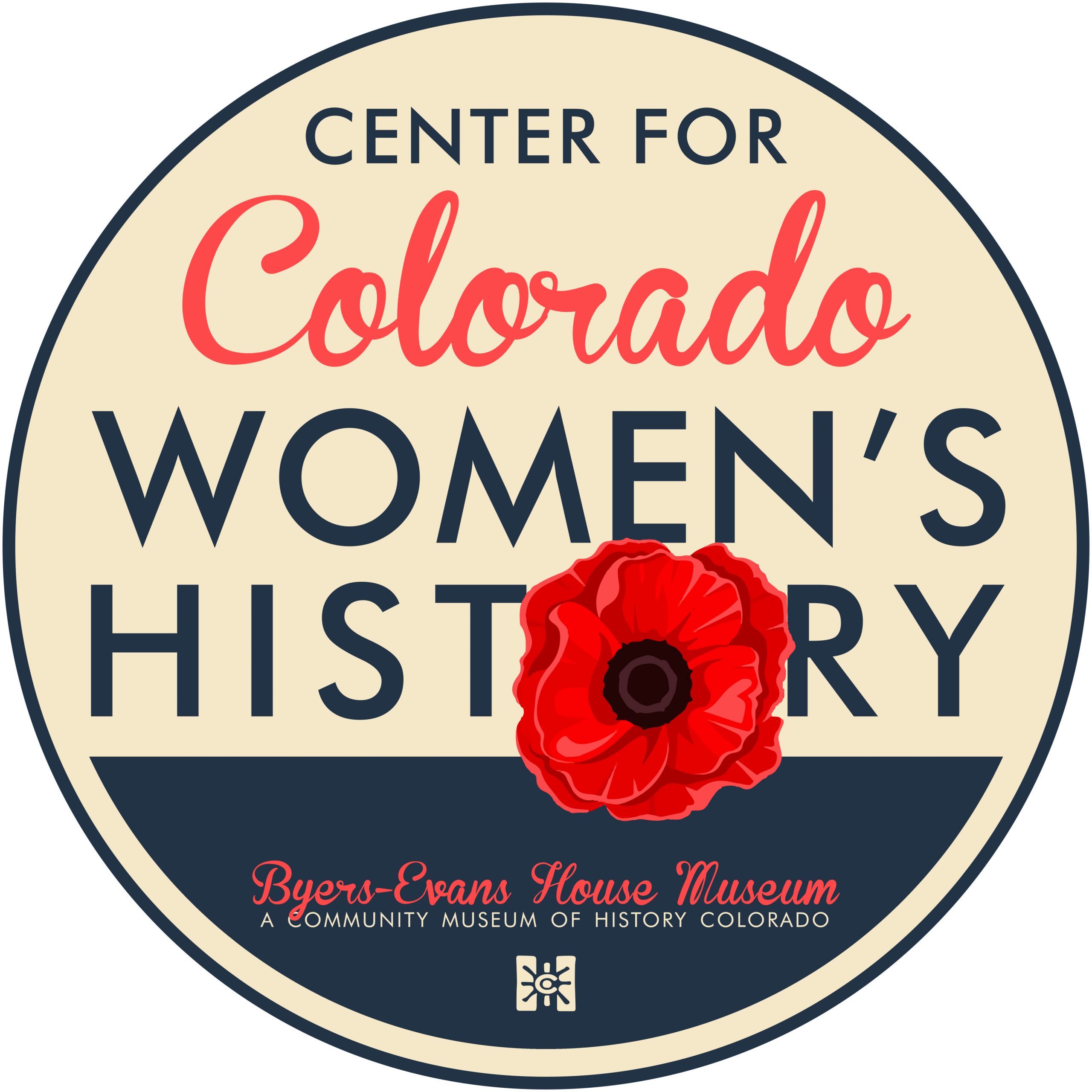 Logo for the Center for Colorado Women's History museum