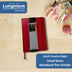 Hand Swen Notebook Pen Holder