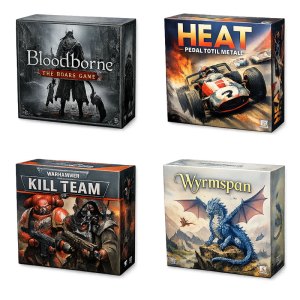 Bloodborne: The Board Game
Heat: Pedal to the Metal
Warhammer 40,000: Kill Team
Wyrmspan