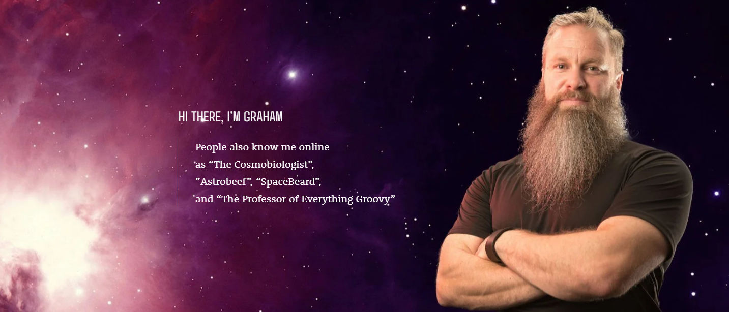 Photo of astrobiologist Dr. Graham Lau
