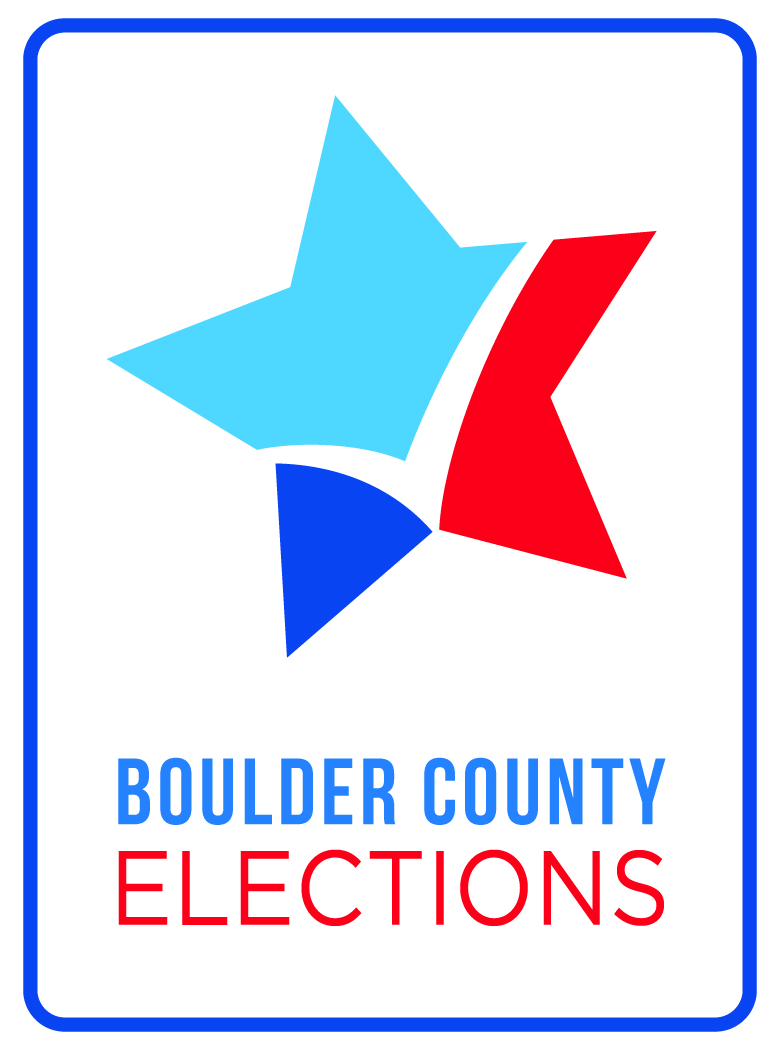 boulder county elections graphic in red white and blue colors
